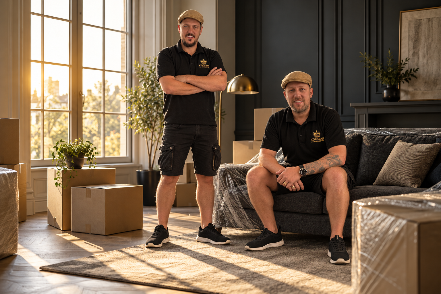 Imaginea echipei din noul site Kingsman Removals